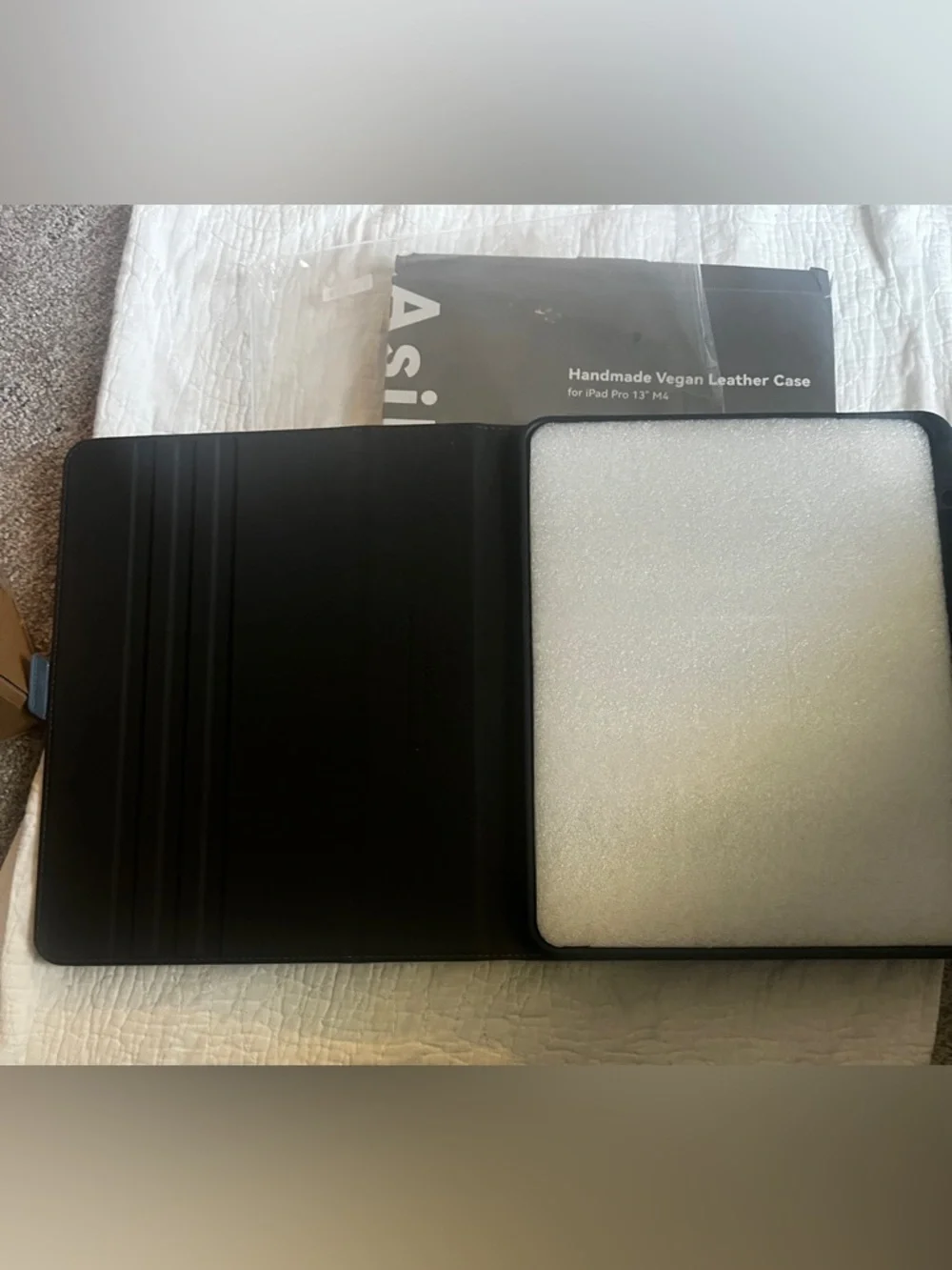 Handmade Case for iPad Pro 13 Inch (M5/M4) 2025/2024 with Pencil Holder Pocket
